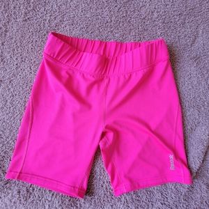 Reebok PlayDry Biker Shorts in Pink